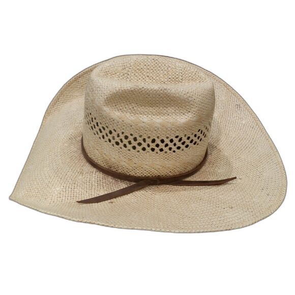 Twister Hats Twisted Weave Western Straw Hat Size Unknown READ - Picture 1 of 3